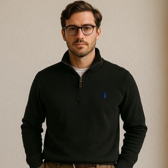 Polo Ralph Lauren Other - SOLD POLO Ralph Lauren Estate Rib Quarter-Zip Pullover M